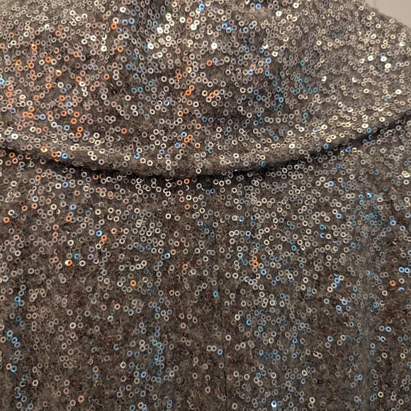 Silver sequins jacket, studio 54 style! - Picture 4 of 6
